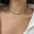 Choker Mini Trevo Preto Banhado A Ouro - comprar online