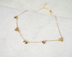 Choker Berloques - Banho Ouro 18k - comprar online