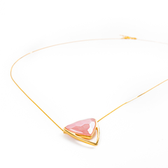 Colar Equilibrio - Quartzo Rosa - comprar online