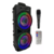 Parlante Las Vegas Dinax 2x8 1200w Microfono Leds Usb/bt/fm