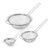 Set X3 Coladores Escurridor Malla Fina Acero Multiuso Cocina - comprar online