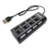 Hub Usb Multiplicador 4 Puertos Usb 2.0 Zapatilla Led Pc