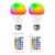 Lampara Led X2 Rgb 16 Colores 3w Control Remoto Multicolor - comprar online