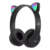 Imagen de Auriculares Vincha Orejas De Gato Con Luz Led Bluetooth