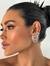 BRINCO FOLHEADO EAR CUFF FIOS DE ZIRCÔNIA - comprar online