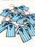 Llaveros camiseta de la selección Argentina futbol con nombre hasta 4 letras x 10 unidades - comprar online