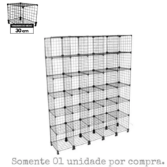 Estante Aramada Com 30 Nichos de 30X30cm - comprar online