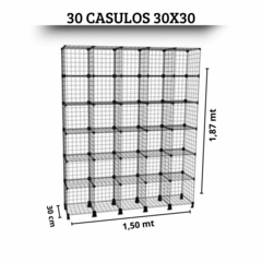 Estante Aramada Com 30 Nichos de 30X30cm na internet