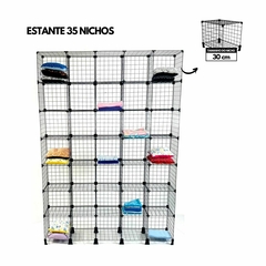 Estante Aramada Com 35 Nichos de 30X30cm