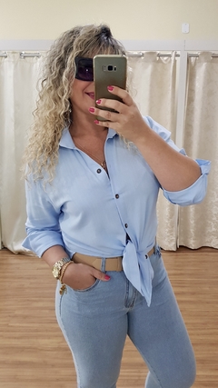 Camisa Viscolinho Mabelle - BOUTIQUE DIVINA | BOUTIQUE ON LINE - ENTREGA EM TODO BRASIL 