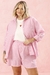 Camisa Carrie listrado rosa - comprar online