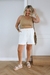 Shorts Bianca moletom off white - comprar online