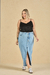 Saia midi jeans Eleonora