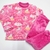 CONJUNTO M/L PIPO E KAKAU FLECE 10 AO 16 ROSA