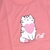 PIJAMA FEMININO PIPO E KAKAU GATINHO ROSA 4 AO 16 - comprar online