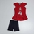 CONJUNTO FEMININO HAVE FUN 21959 VERMELHO 1 AO 3