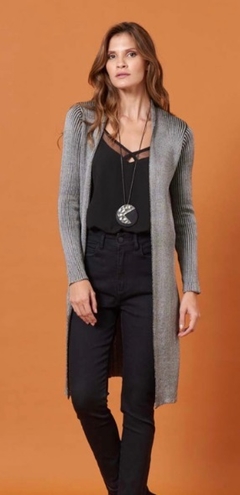 CARDIGAN COZY LUREX PRATA