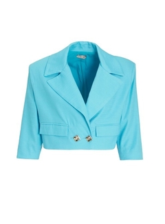 BLAZER CROPPED ALFAIATARIA COM LAPELAS L' CECCI