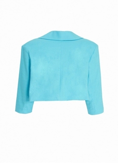 BLAZER CROPPED ALFAIATARIA COM LAPELAS L' CECCI - comprar online