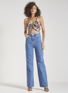 CALÇA JEANS BELLA WIDE LEG FORUM - Via Rosê Boutique