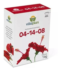 Fertilizante Adubo 4-14-8 Caixa1kg VITAPLAN