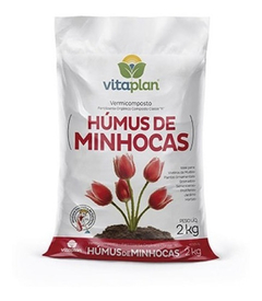 Fertilizante Orgânico Húmus De Minhoca 2kg VITAPLAN