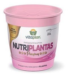 Fertilizante Nutriplantas Premium 500g Com Vaso VITAPLAN na internet
