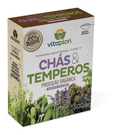 Fertilizante Orgânico Para Chás & Temperos 500g VITAPLAN