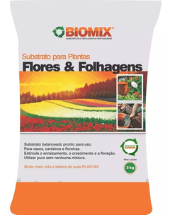 Substrato Flores & Folhagens 2kg Biomix
