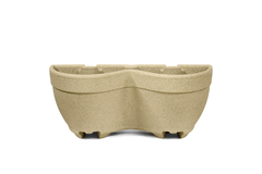 Vaso Parede Grande Duplo Modular 52x27cm Terraza Nutriplan - comprar online