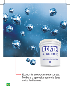 Gel Para Plantio Retenção De Agua 250g FORTH - comprar online