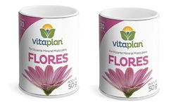 2X Fertilizante Flores Liberação Lenta 50g VITAPLAN