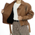 Jacket Vintage Couro Legitimo brown na internet