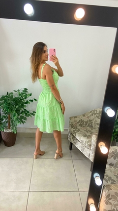 VESTIDO CURTO - LAISE VERDE LIMA - BEM ME QUERO