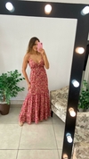 VESTIDO LONGO - INDIANO- ALÇA - TRANSPASSADO