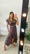 VESTIDO MULLET - INDIANO - MANGA - ROXO