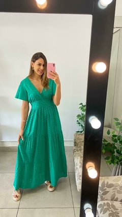 VESTIDO LONGO - INDIANO - LAISE VERDE - comprar online