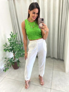 BLUSA REGATA PAITE - VERDE - BEM ME QUERO