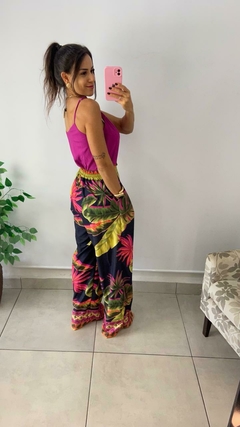 CALÇA PANTALONA ESTAMPADA - loja online