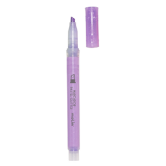 MARCA TEXTO FLUORESCENTE GLITTER LILAS - comprar online