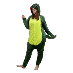 MACACAO KIGURUMI INFANTIL DE 3 A 4 ANOS DINOSSAURO