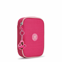 ESTOJO KIPLING 100 PENS - ROSA - FRESH PINK C - Sabo Presentes