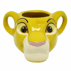 CANECA FORMATO 3D 350ML REI LEAO SIMBA