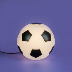 LUMINARIA BOLA DE FUTEBOL PRETO - comprar online