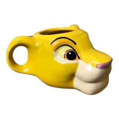 CANECA FORMATO 3D 350ML REI LEAO SIMBA - comprar online