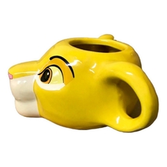 CANECA FORMATO 3D 350ML REI LEAO SIMBA na internet