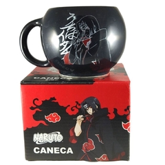 CANECA FORMATO 3D 450ML ITACHI AKATSUKI - Sabo Presentes