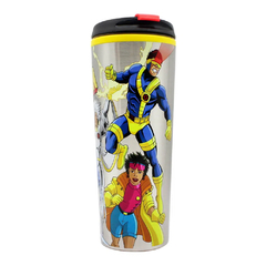 COPO VIAGEM METAL 450ML X MEN TURMA - comprar online