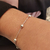 Pulseira Cartier com bolinhas em prata 925 - comprar online