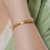 Bracelete Liso em Ouro 18k - comprar online